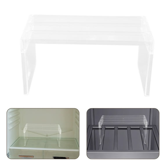 WHAMVOX Fridge Shelf Refrigerator Storage Rack 21.50X11.00X11.00CM Transparent