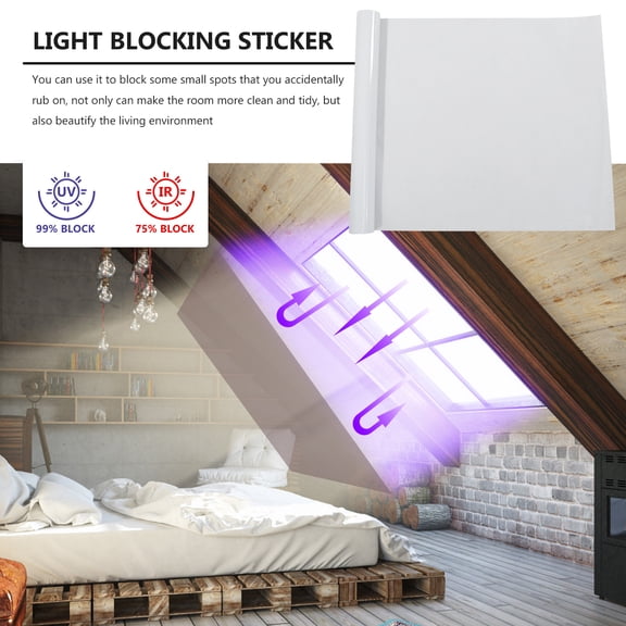 WHAMVOX Frosted Privacy Window Film for Home, Translucent Self-Adhesive PVC Material, 48 Inch Roll for Glass