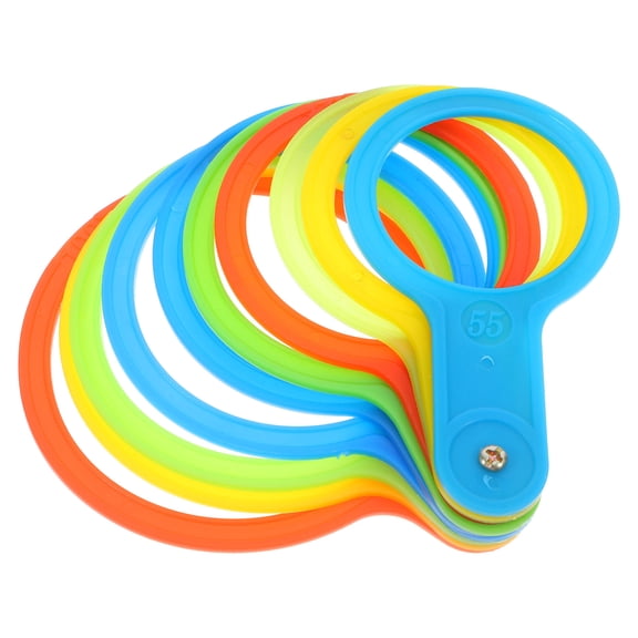 WHAMVOX Fruit Diameter Measuring Circles Fruit Vegetable Size Measurement Gauge Ruler Fruits Measuring Board Fruits Calipers Measure Diameter Gauge For Oranges Apples