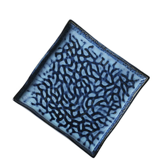 WHAMVOX  Fruit Plate Dishes Tray Appetizer Plates Decorative Dessert Square Serving