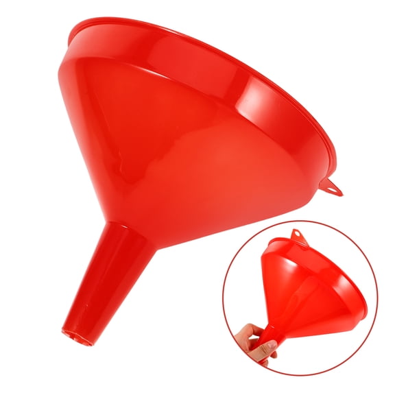 WHAMVOX Wide Mouth Funnels for Liquid Transfer and Filing Bottles, Red, and Easy to Use