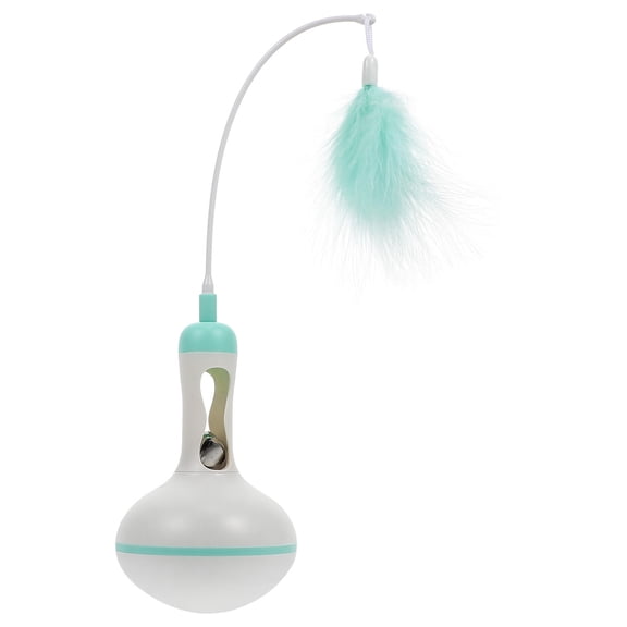 WHAMVOX Funny Cat Stick Interactive Plaything Kitten Tumbler Green