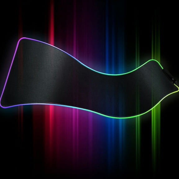 WHAMVOX Gaming Mouse Pad Keyboard Mat for Computer Accessories Desk Black