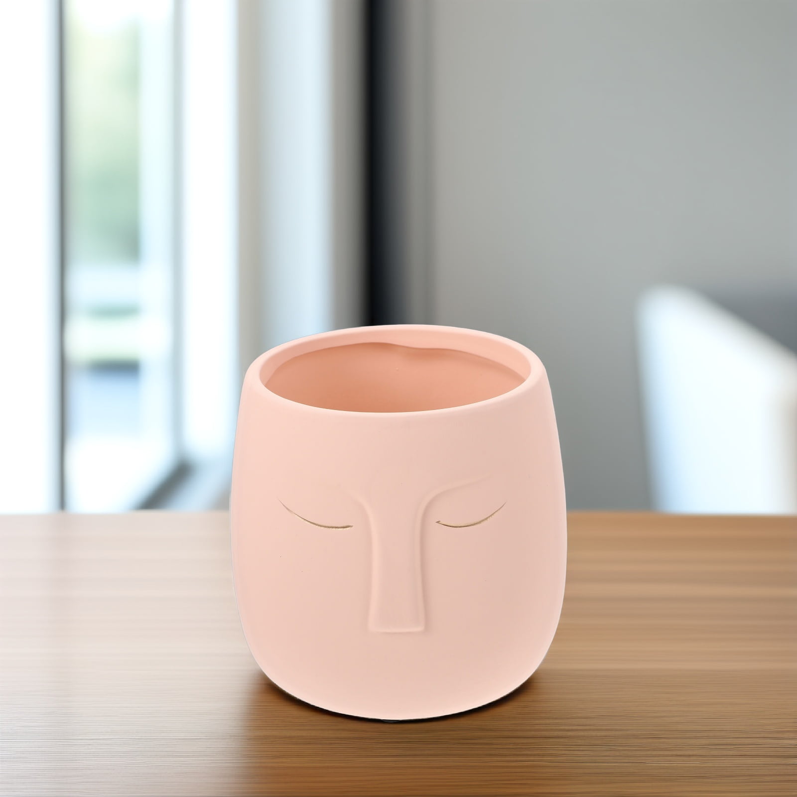 WHAMVOX  Garden Decorative Ceramics Indoor Plant Pot Succulent Planters Flower Pots for Plants Pink