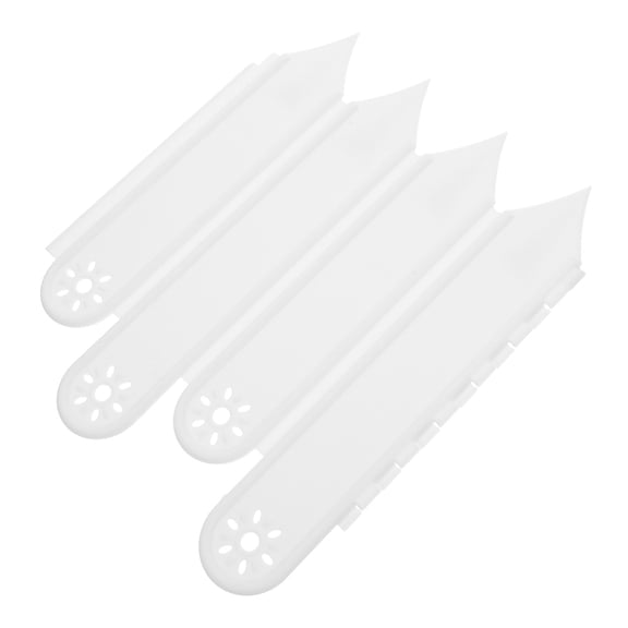 SEWCHICS Garden Edging Border White Plastic For Gardeners 1Set