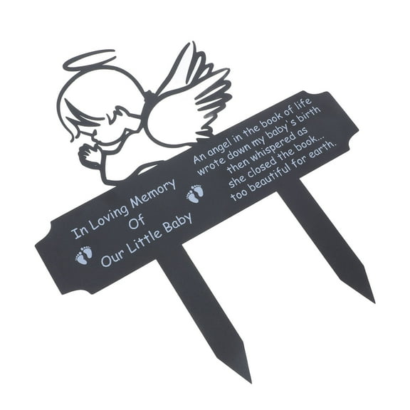 WHAMVOX Garden Remembrance Stake Markers Commemorative Plaque