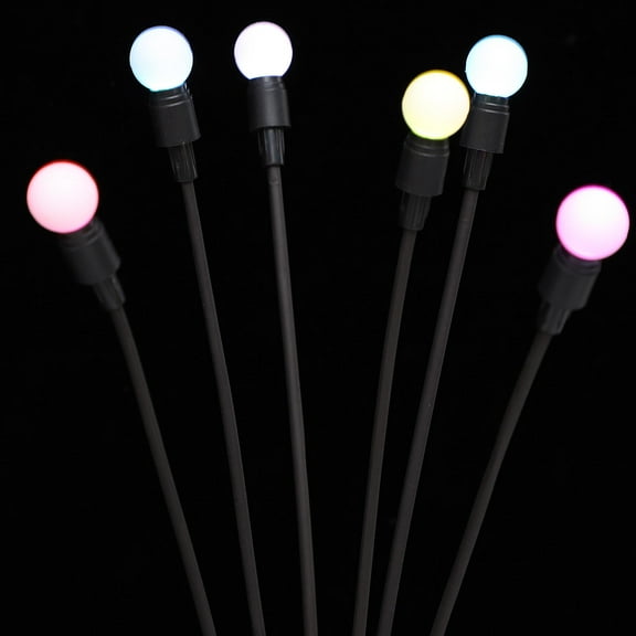 WHAMVOX Garden Stake Light Lawn Stick Lamp Solar Powered Firefly Lights