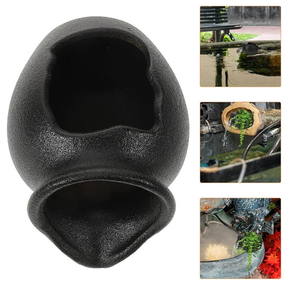 WHAMVOX  Garden Waterfall Jar Circulating Fountain Pump Outdoor Mini