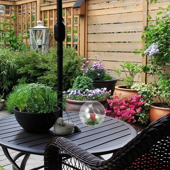 WHAMVOX  Glass Vase Decorative Flower Pots Creative Plant Decoration