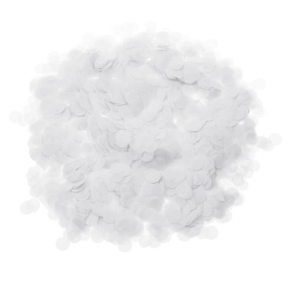 WHAMVOX Glitter Table Confetti Balloons Balls Decorations White