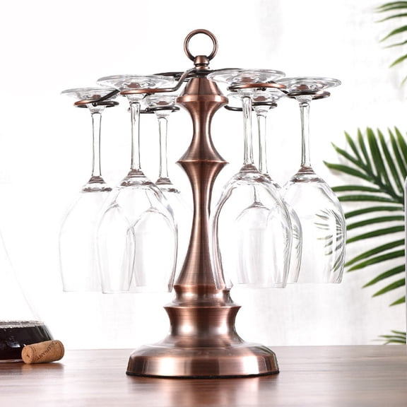 WHAMVOX Goblet Hanging Rack Holder Wine Glass Racks Stemware Storage