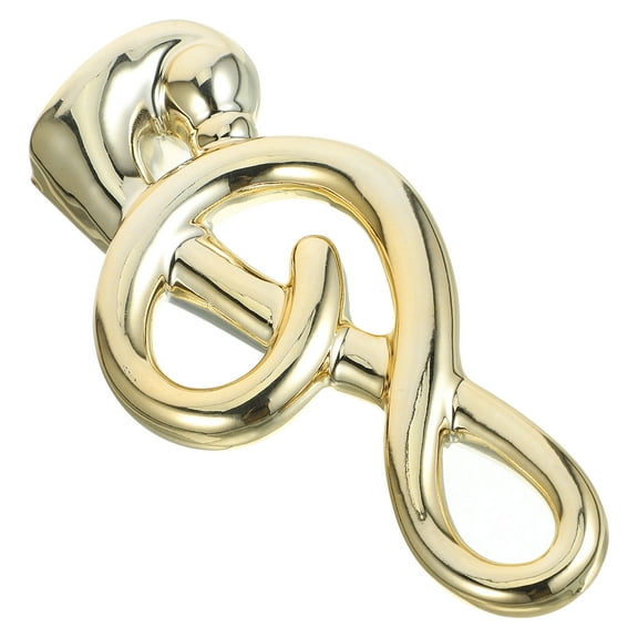 SEWCHICS Ceramic Music Note Shaped Figurine For Shelves 1Pcs 6.9x3.1x1.4in