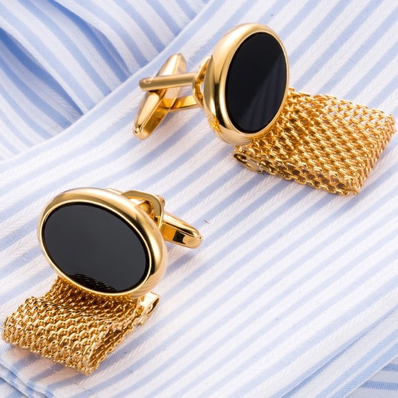 ROMANSENTIAL Engraved Metal Buttons for Shirts Golden Copper 2Pcs