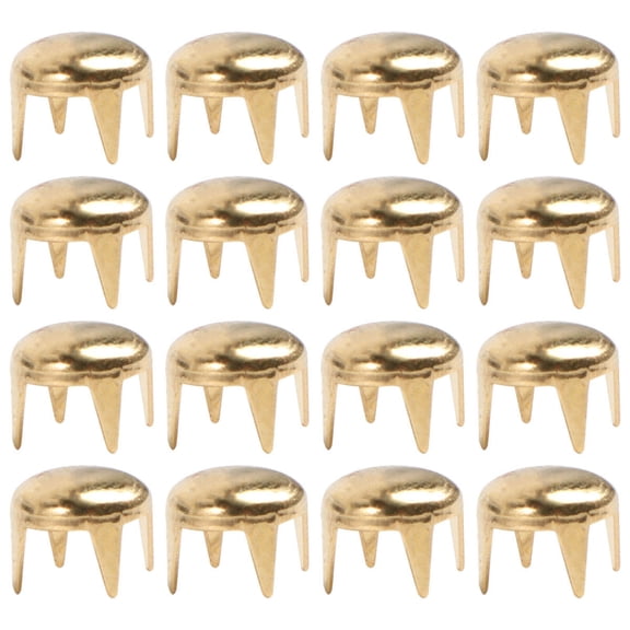 ROMANSENTIAL 100Pcs Round Rivet Metal Studs for Decorations on Shoes Bags Clothing Accessories