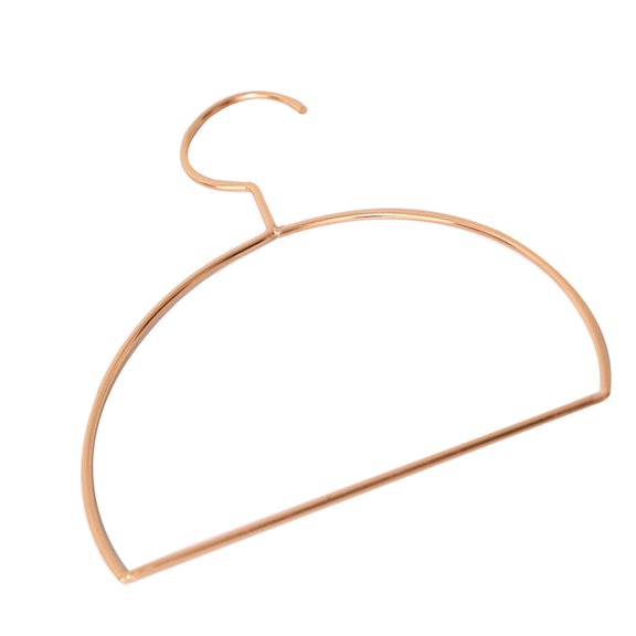 WHAMVOX Golden Metal Scarf Hanger for Closet Organization with Semicircle Design Space Saving and Easy to Use 12.5x8.5 Inches