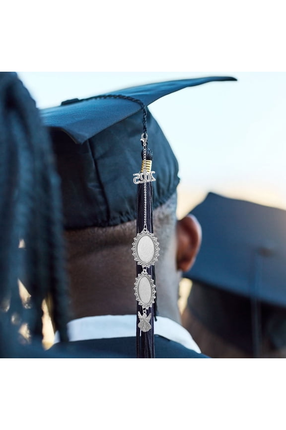 Grad Cap Tassel Photo Bezel Ornament Graduation Cap Tassel Charm Accessory Tassel Photo Charm Decor Grad Cap Tassel Photo Decor