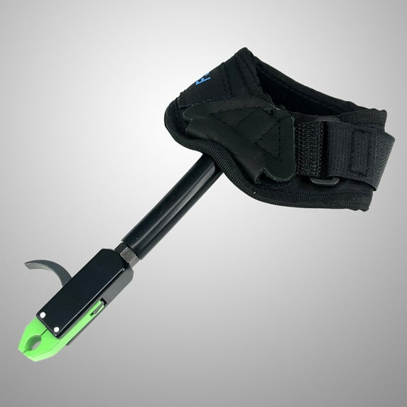 WHAMVOX Green Caliper Aid with Wrist Strap for Compound Bow Archery Adjustable and Durable Alloy Fabric 360 Degree Swivel