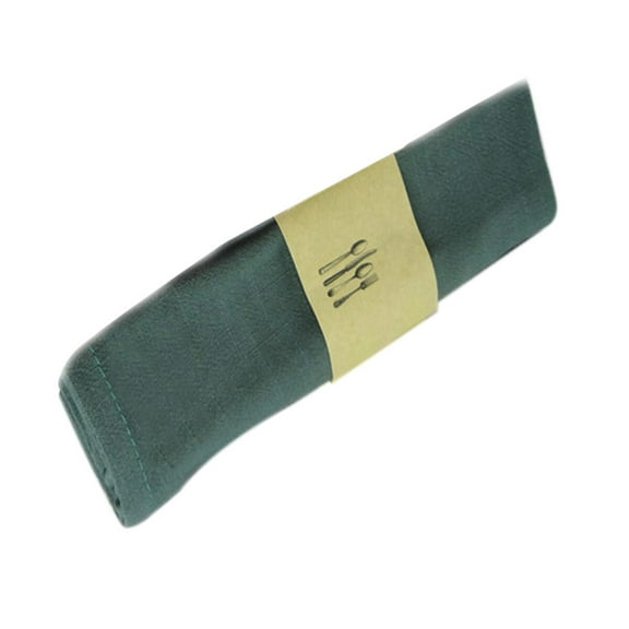 WHAMVOX Green Flax Cloth Napkins for Kitchen Use with Strong Water Absorption and Easy Cleaning 10 Inch x 10 Inch