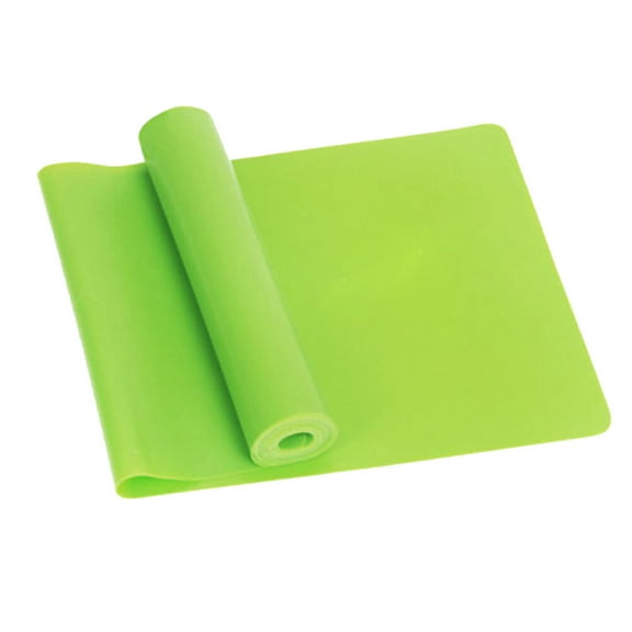 WHAMVOX Green Latex Resistance Bands 4.5ft for Yoga, Strength Training, Portable Exercise Bands Ideal for Home Gym Workouts