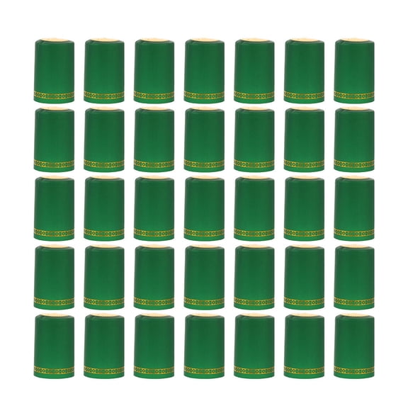 WHAMVOX Green PVC Wine Bottle Sealing Film with Excellent Sealing Effect for Preserving Wine Flavor and Aroma 50pcs