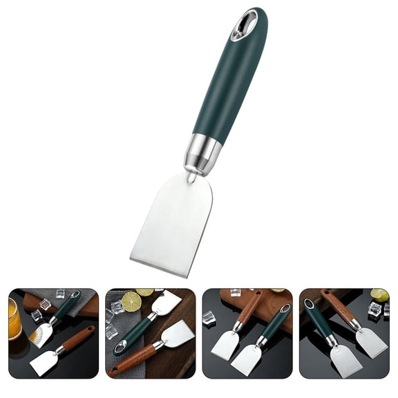 YSNOOWE Kitchen Scraper Tool Stainless Steel with Ergonomic Design for Stain Removal