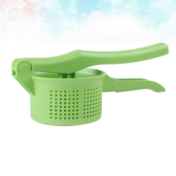 WHAMVOX Green Stainless Steel Potato Ricer for Home Use Compact Size Non Slip Handle Easy to Hold 1pc