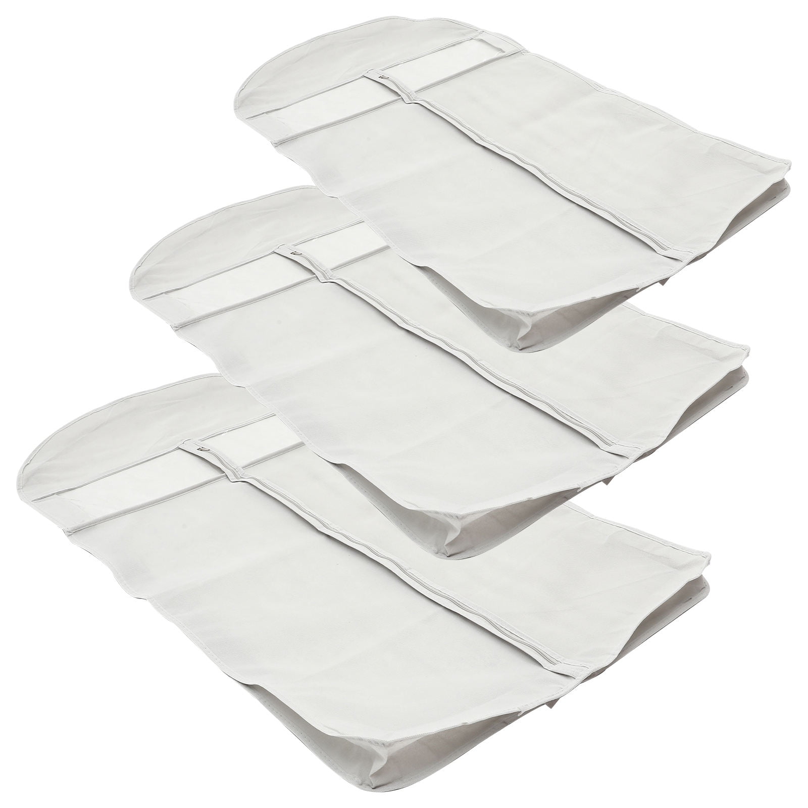 ROMANSENTIAL Garment Bag for Suit Garment Dustproof Bag Simple Design 3Pcs