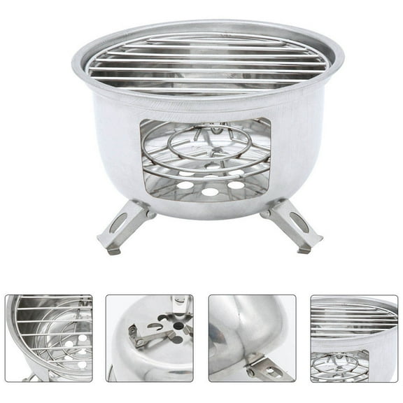 WHAMVOX  Grill Portable Barbecue Multi Gas Stove Round Outdoor
