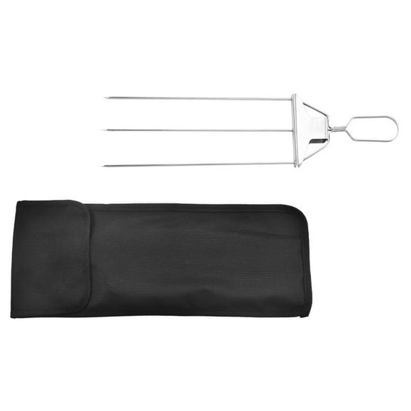 WHAMVOX Grill Replacement Parts Marshmallow Toasting Forks Barbecue Brush Stainless Covers Silver