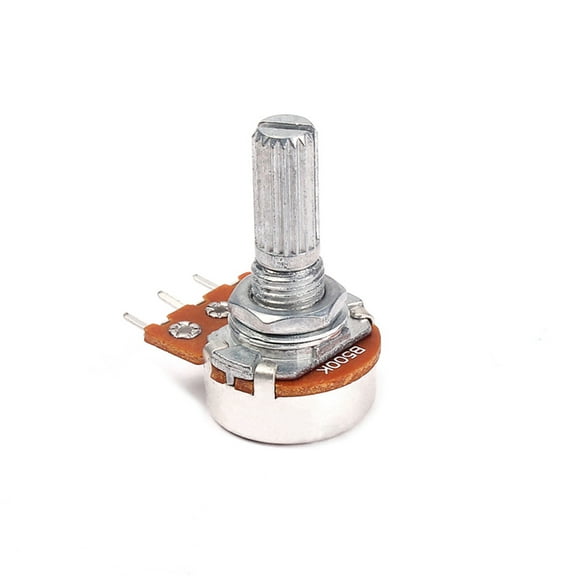 WHAMVOX Guitar Accessory B500K Mini Long Knurled Split Shaft Straight Pot Guitar Potentiometers Shaft Volume and Tone Controls