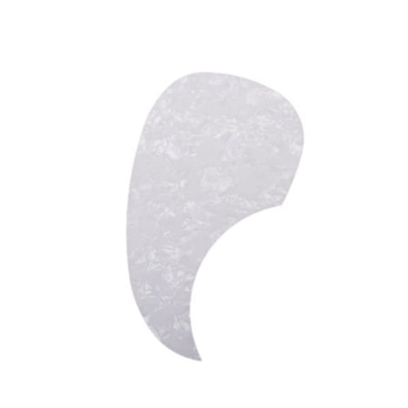 YSNOOWE Acoustic Guitar White Waterdrop Pickguard PVC Adhesive Stick on Protective Pad