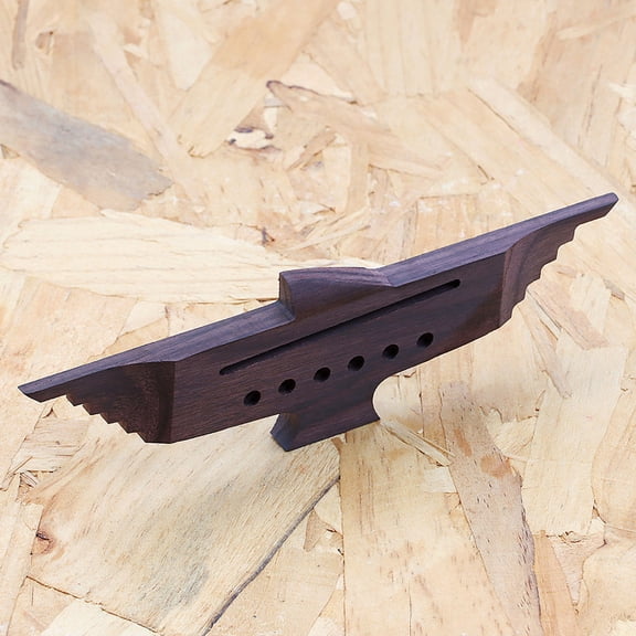 WHAMVOX Guitar String Bridge Instrument Wooden 6 String Bridge Replacement Guitar Bridge Guitar Part
