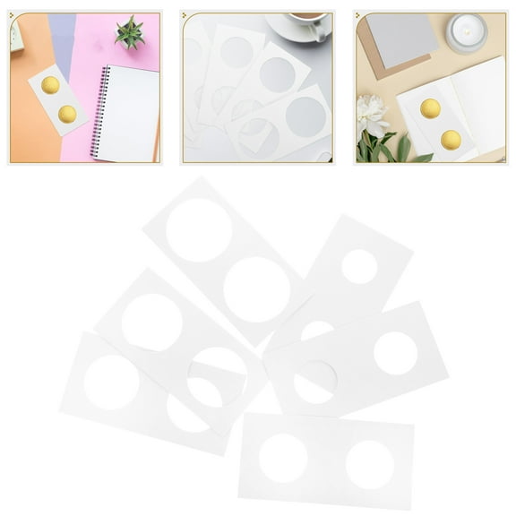 WHAMVOX 300pcs Paper Coin Flips for Collecting Coin Holders Coin Collection Paper Holders