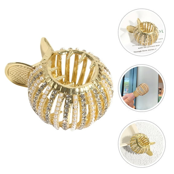WHAMVOX  Hair Gems Decorative Clip Ponytail Holder Claw Miss Women's