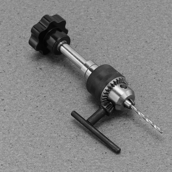 WHAMVOX Hand Drill Hand Drill Drill Jewelry Woodworking Drilling Rotary Tools (1PC Hand Drill 0.5-6.5MM + 10PCS Drill Head Black)