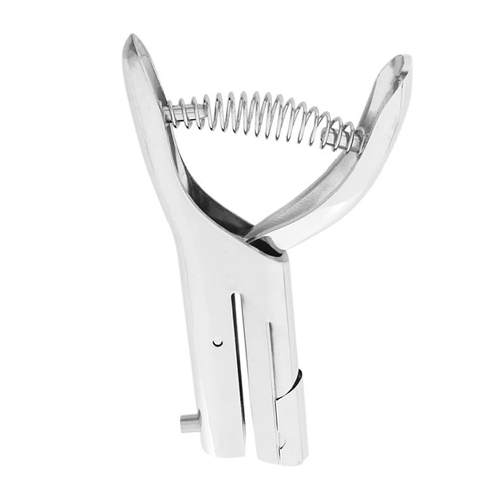 SKISUNO Plastic Id Hole Puncher Single Hole Puncher Zinc Alloy 1Pcs for Crafters