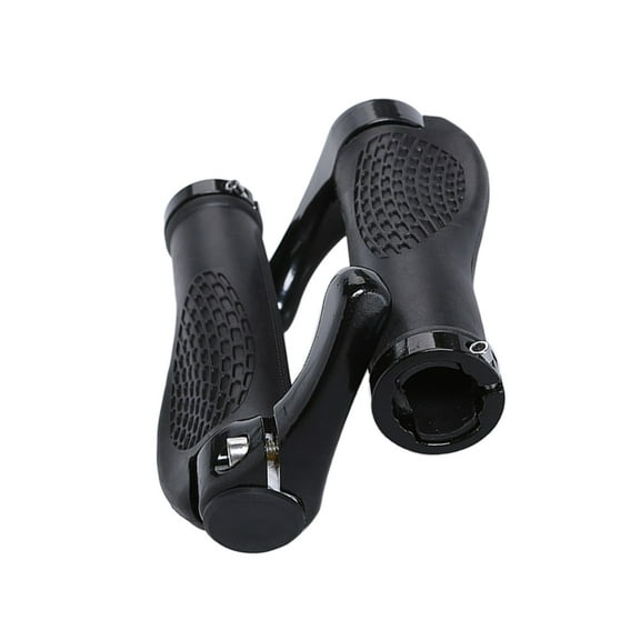 WHAMVOX Handlebar Mountain Bike Handlebar Aluminum Alloy Lock Handle Sleeve Dead Fly Skid Handle Rubber Cover (Black)