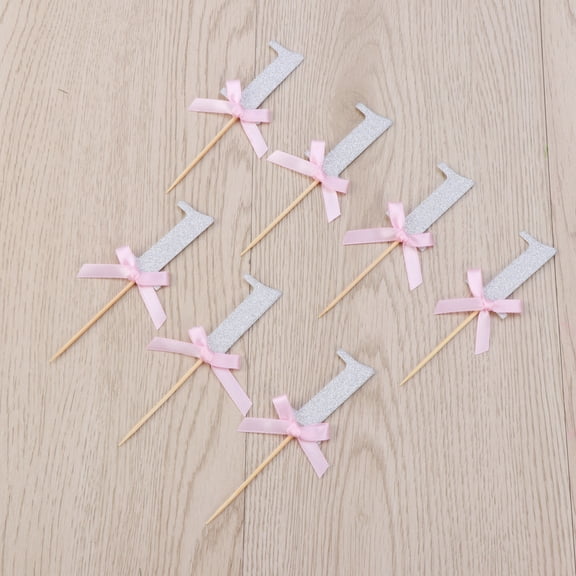 WHAMVOX Birthday Cake Topper for Decoration Made of Paper and Wood Multi Color 11cm 4 3inch Perfect for Cakes