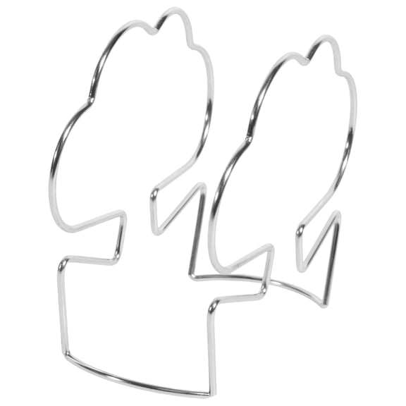 WHAMVOX Hanging Ear Drip Holder Coffee Dripper Stainless Steel Silver