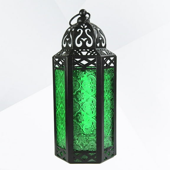 WHAMVOX Hanging Iron Candle Holder Versatile Decorative Piece Morocco Style Lantern