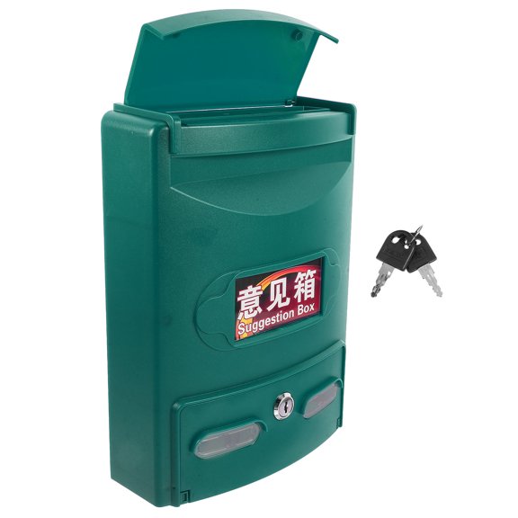 WHAMVOX Outdoor Hanging Mailbox with Lock, Secure Office and Organizer for Home and Business Use