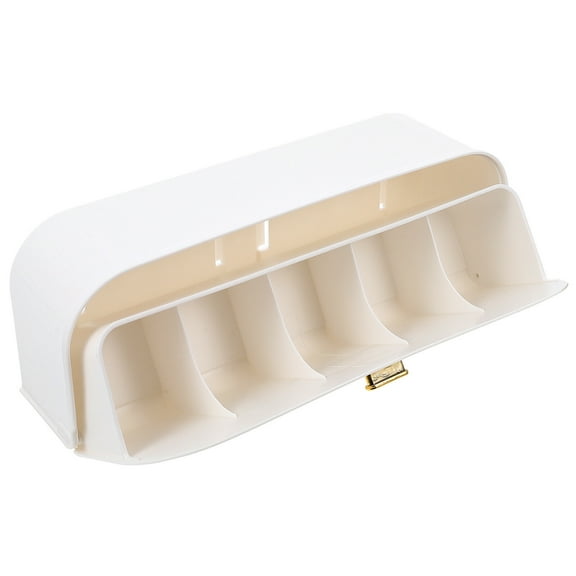 WHAMVOX Hanging Wall Storage Box Space-saving Organizer 31.5X11.7X8CM White