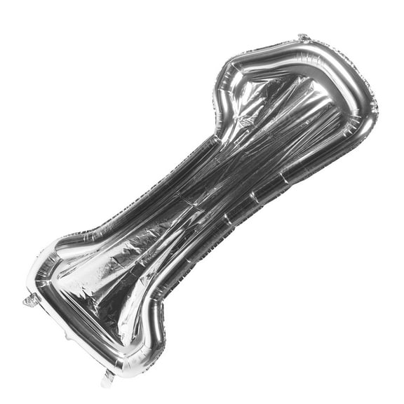 WHAMVOX Happy Birthday Helium Balloon Props for Decoration Silver Aluminum Foil Party Supplies Set of 10