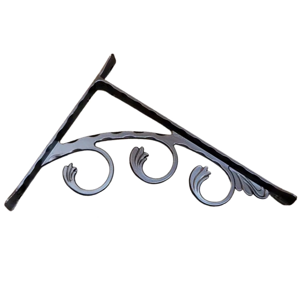 WHAMVOX  Heavy Duty Floating Shelf Bracket Wall Shelving Commercial Black