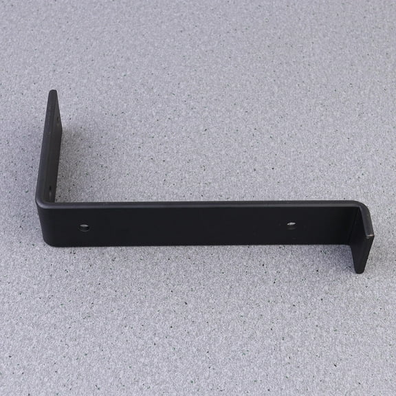 WHAMVOX Heavy Duty Shelf Bracket Compartment Bracket Z Shape Bracket 18X4X4CM Black
