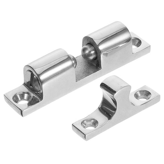 WHAMVOX Heavy Duty Stainless Steel Tension Catch Heavy-Duty For Cabinet Latches For Secure Cabinet Doors And Drawers 50 mm Silver