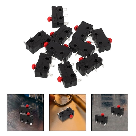 WHAMVOX Hemoton 10pcs Switch Microwave Oven Door Switch Electronic Component Appliance Part
