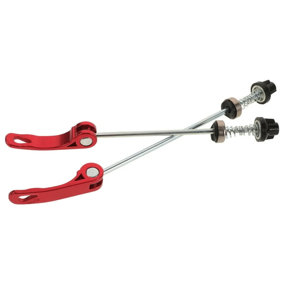 WHAMVOX Hemoton 2pcs Quick Release Bicycle Hub Front and Rear Axle Hollow Shaft Compatible with Road and Mountain Bikes