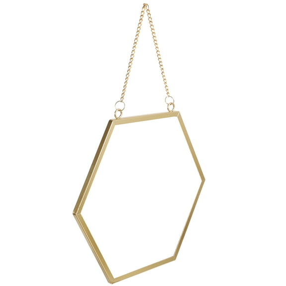 WHAMVOX Hexagon Mirror Wall Decor Decorative Mirror Hanging Mirror for Wall Bathroom Living Room Bedroom