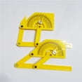thumbnail image 1 of ROMANSENTIAL Wood Working Ruler ABS For Construction Jobs 1Pcs 6.1 x 3.5 x 0.1in, 1 of 8